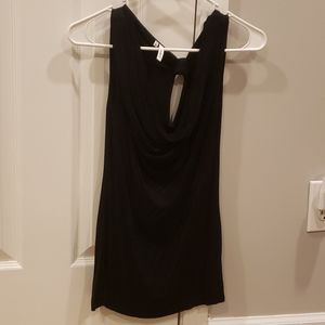 Black keyhole blouse